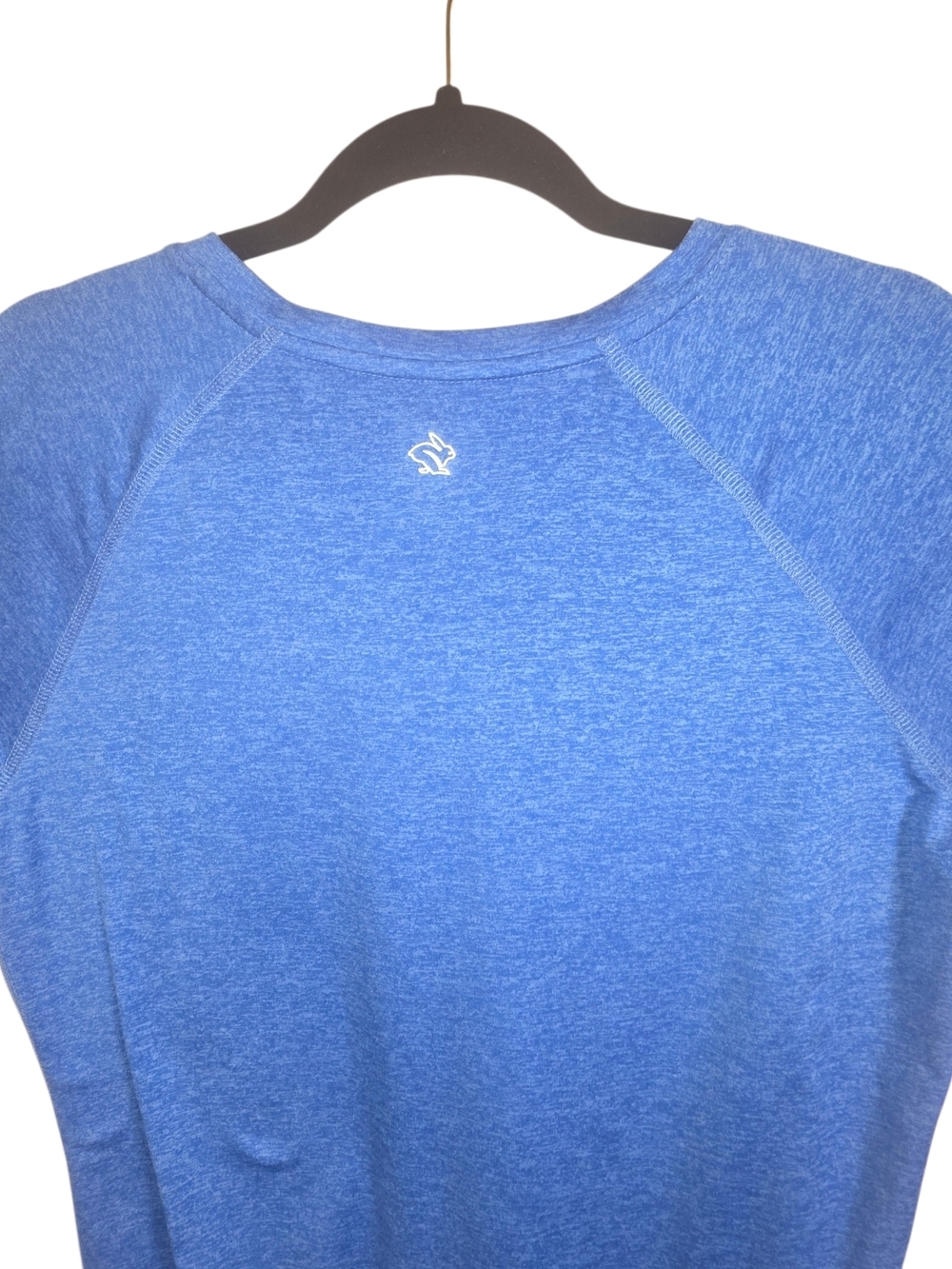 Rabbit Running Tee XL Blue Athletic Shirt Short Sleeve Performance Workout Top - Picture 6 of 9